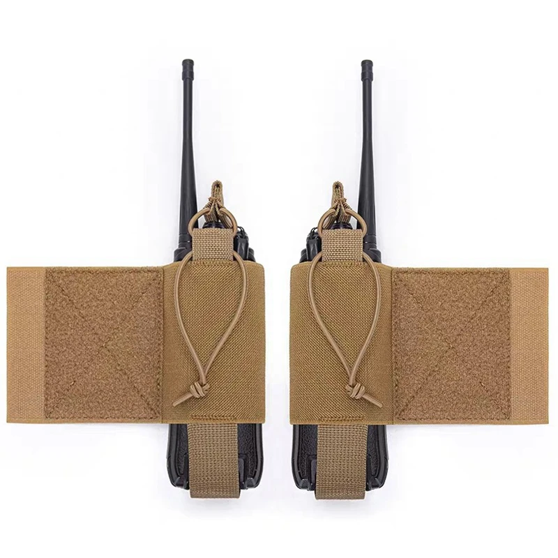 Chaleco táctico, bolsa lateral para Radio, Walkie Talkie, soporte para interfono, accesorios para chaleco de caza, funda para revista M4 de 5,56/7,62mm - imagen 2