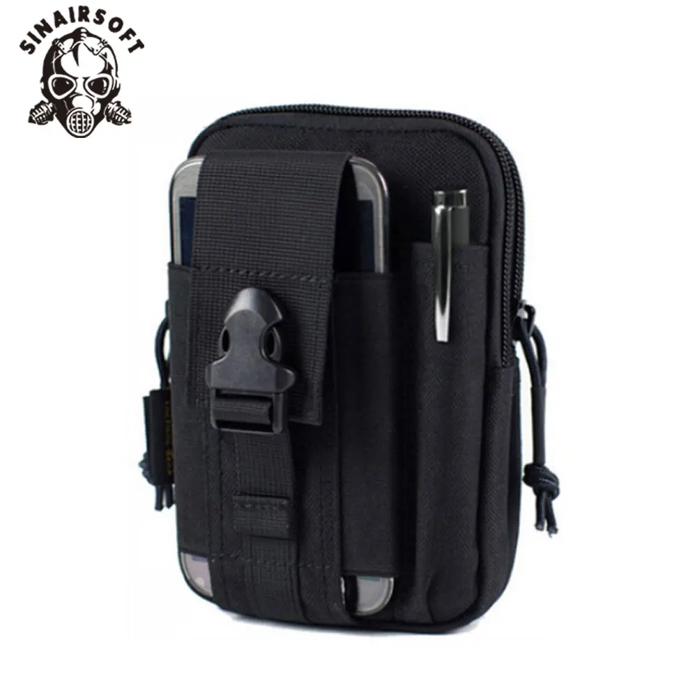 Riñonera táctica SINAIRSOFT, riñonera MOLLE, bolsa para teléfono, paquete multiusos resistente al agua para senderismo, correr y viajar - imagen 3