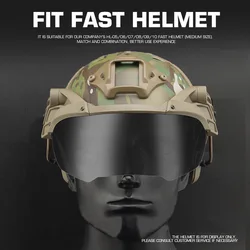 Protector ocular táctico para casco – gafas Airsoft y caza