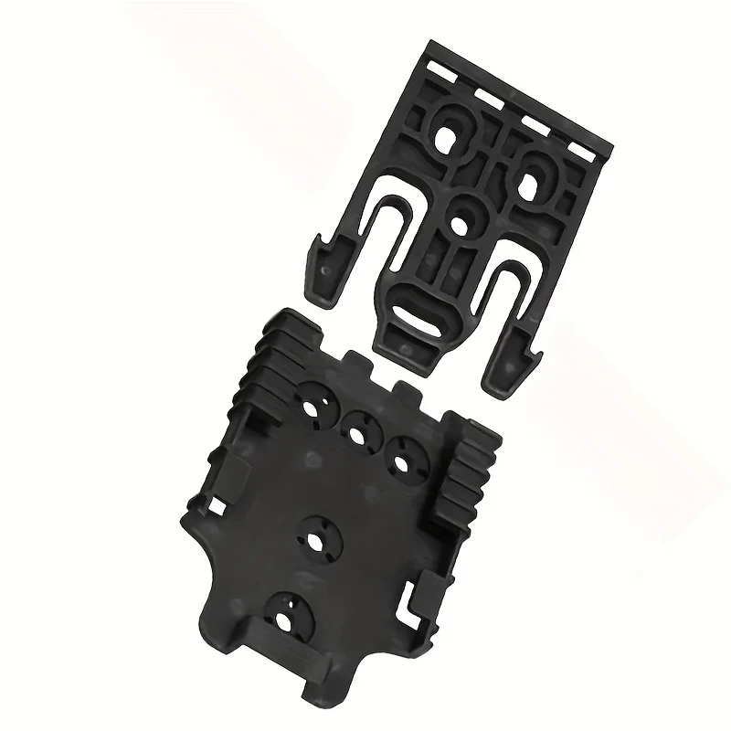 Kit de paquete de sistema de bloqueo rápido de funda, horquilla y placa receptora de servicio, para fundas de servicio y accesorios, cinturón Low Ride Mid Ride - imagen 2