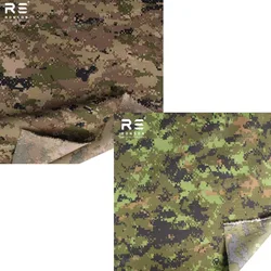 Tejido camuflaje 500D de nailon antirroja todo terreno Canadá