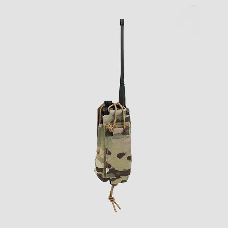 Bolsa de soporte para walkie-talkie de Radio táctica al aire libre para BAOFENG/POFUNG UV5R UV82, bolsa militar para revistas de caza - imagen 3