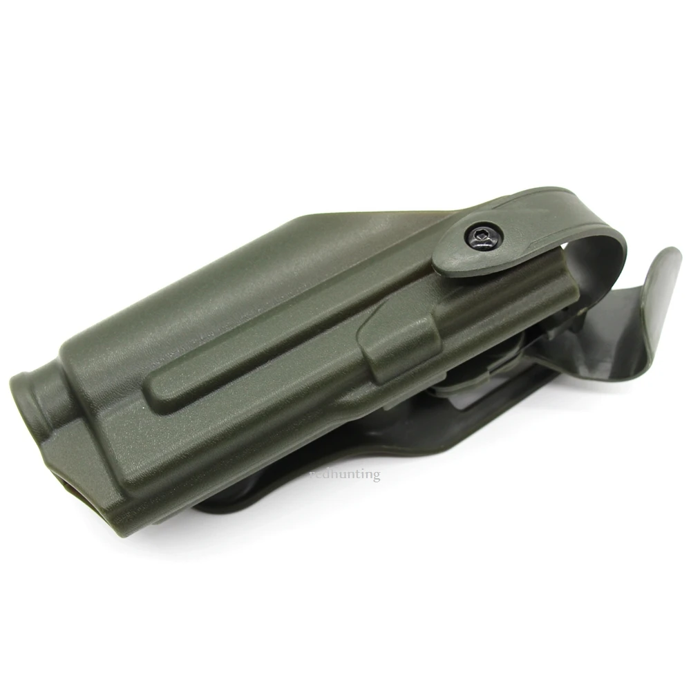 G17 linterna rodamiento muslo funda táctica pistola Holser para G 17 19 pistola caza gota pierna funda para X200 luz - imagen 4