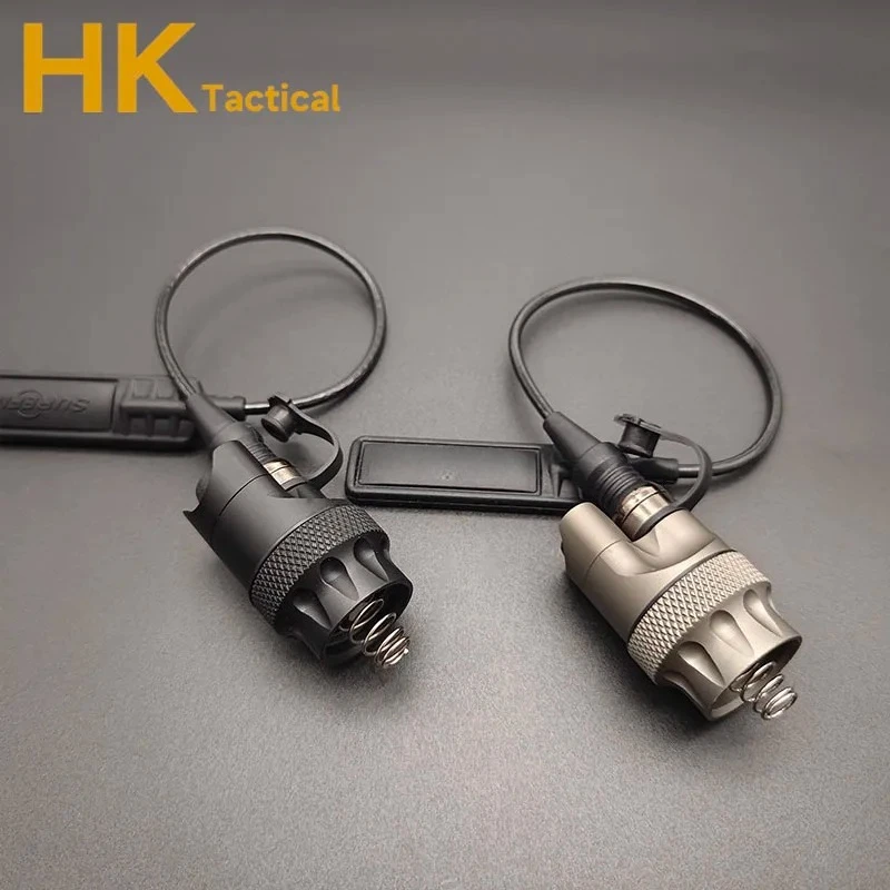 Interruptor de Linterna Táctica M600 M300, Accesorios para Linterna Scout, Interruptor de Luz para Armas, Compatible con Surefir PLH-V2 TAILCAP TAPA TRASERA