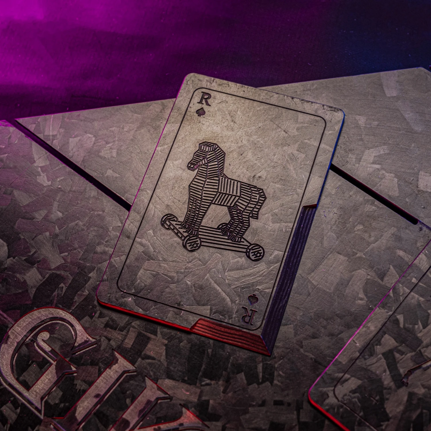 Parche de fibra de carbono forjado para laboratorio de Krypton extremo, esquemas de Troya, tarjeta de cuchillo, insignia táctica de esqueleto de mil manos con gancho - imagen 3