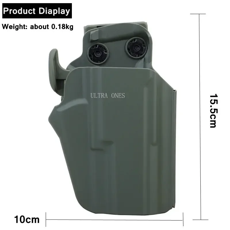 Funda para pistola táctica, mano derecha, tiro, caza, pistolas de cintura, juego de guerra, Paintball, fundas para cinturón de pistola para SIG Beretta - imagen 3