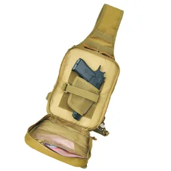 Pecho táctico MOLLE – Funda Pistola Airsoft carga caza