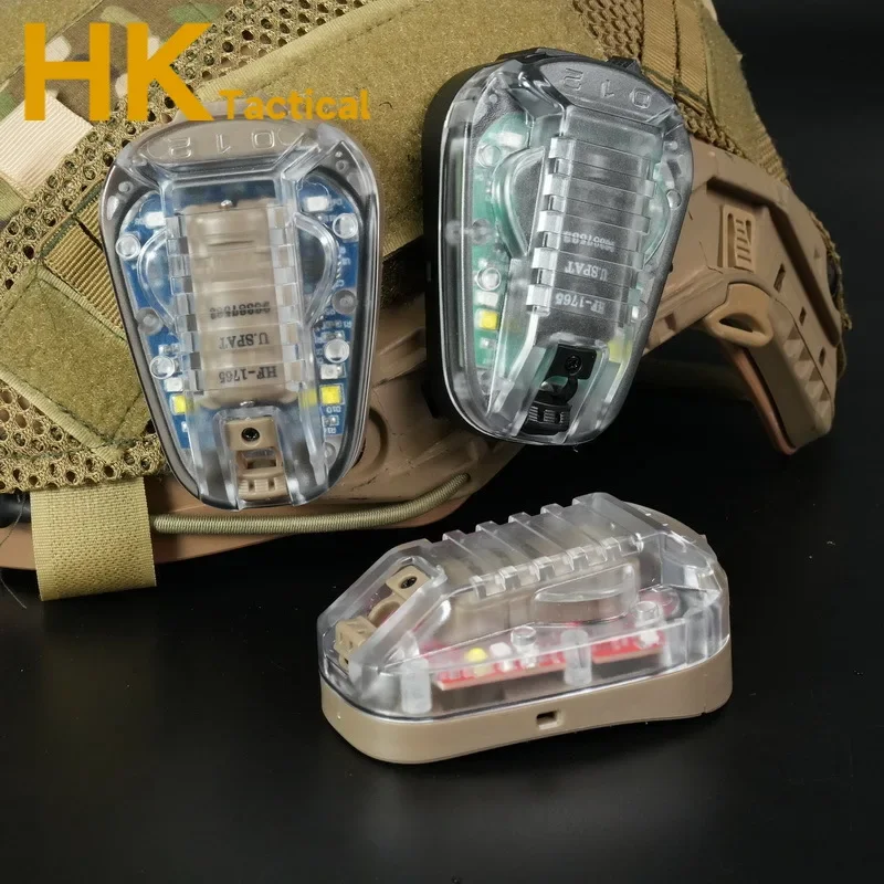 Luz táctica para casco deportivo GEN3 HEL STAR 6, luz estroboscópica IR roja, verde y azul, resistente al agua, señal de seguridad para exteriores, luz Flash, lámpara de mariquita - imagen 4