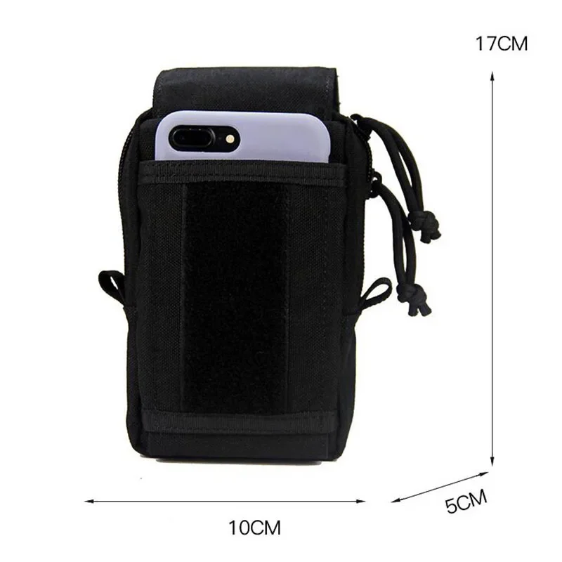 Bolsa Molle EDC, bolsa de almacenamiento para teléfono móvil, bolsa para M4 AR15 Xiaomi Ihpone Samsung, accesorios para bolsa de caza - imagen 2