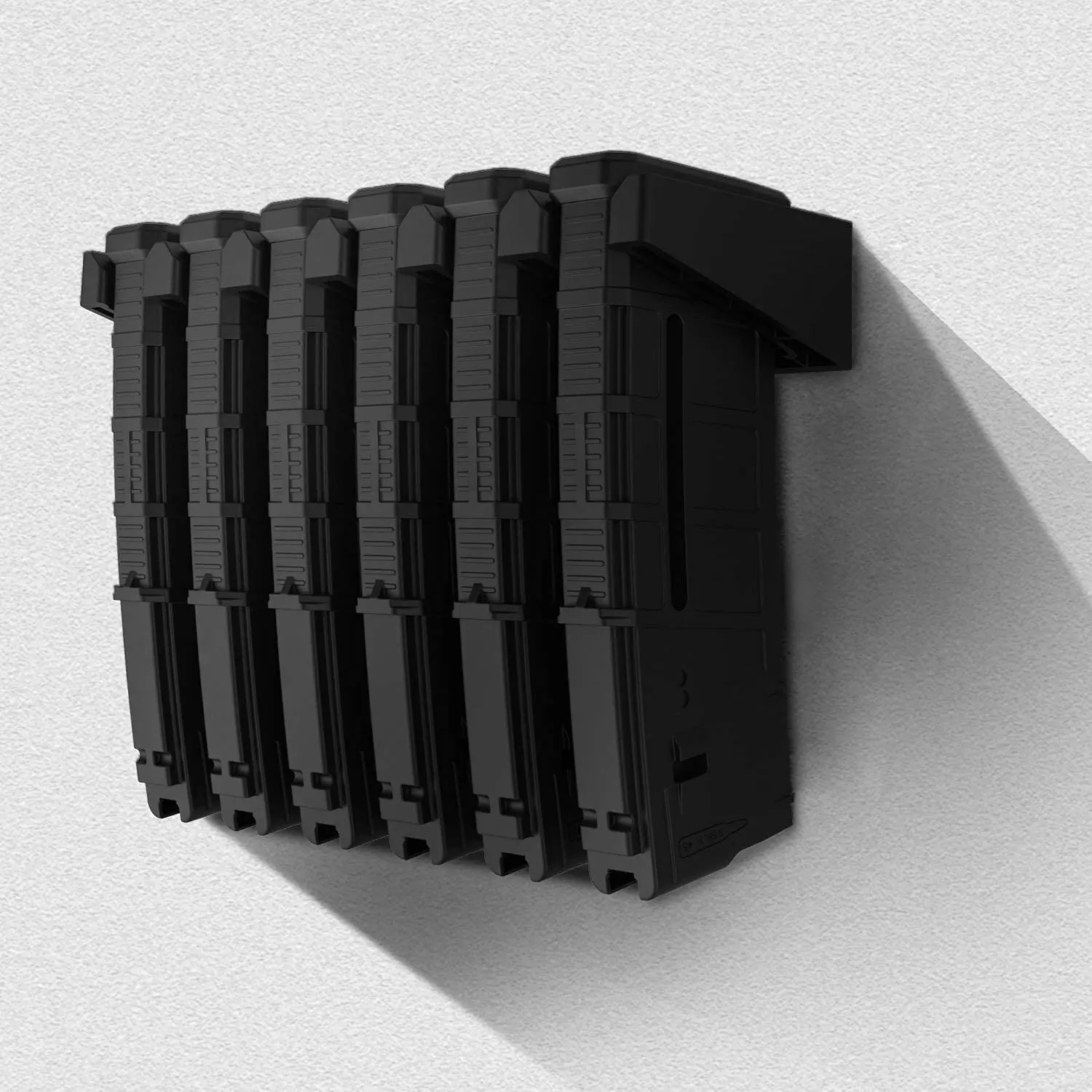 Juego de estantes de exhibición para Rifle, soporte para 6XMagzine con soporte AR-15, soporte de pared PMAG estándar 6X y soporte de pared AR-15 con bloqueo de cable - imagen 5