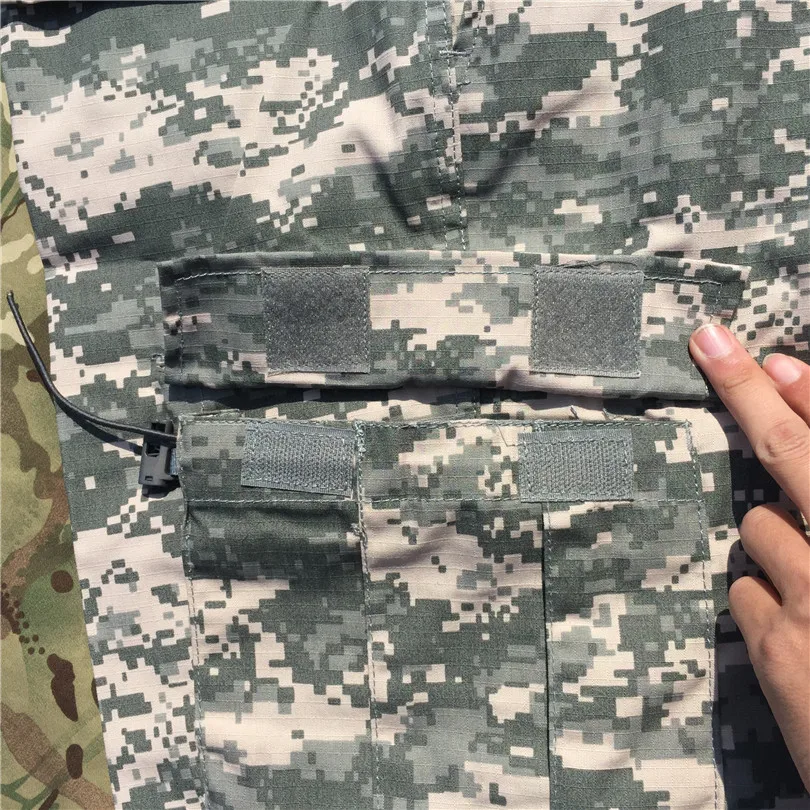 Pantalones de adiestramiento al aire libre ACU pantalones individuales digitales grises pantalones tácticos AOR1 - imagen 5
