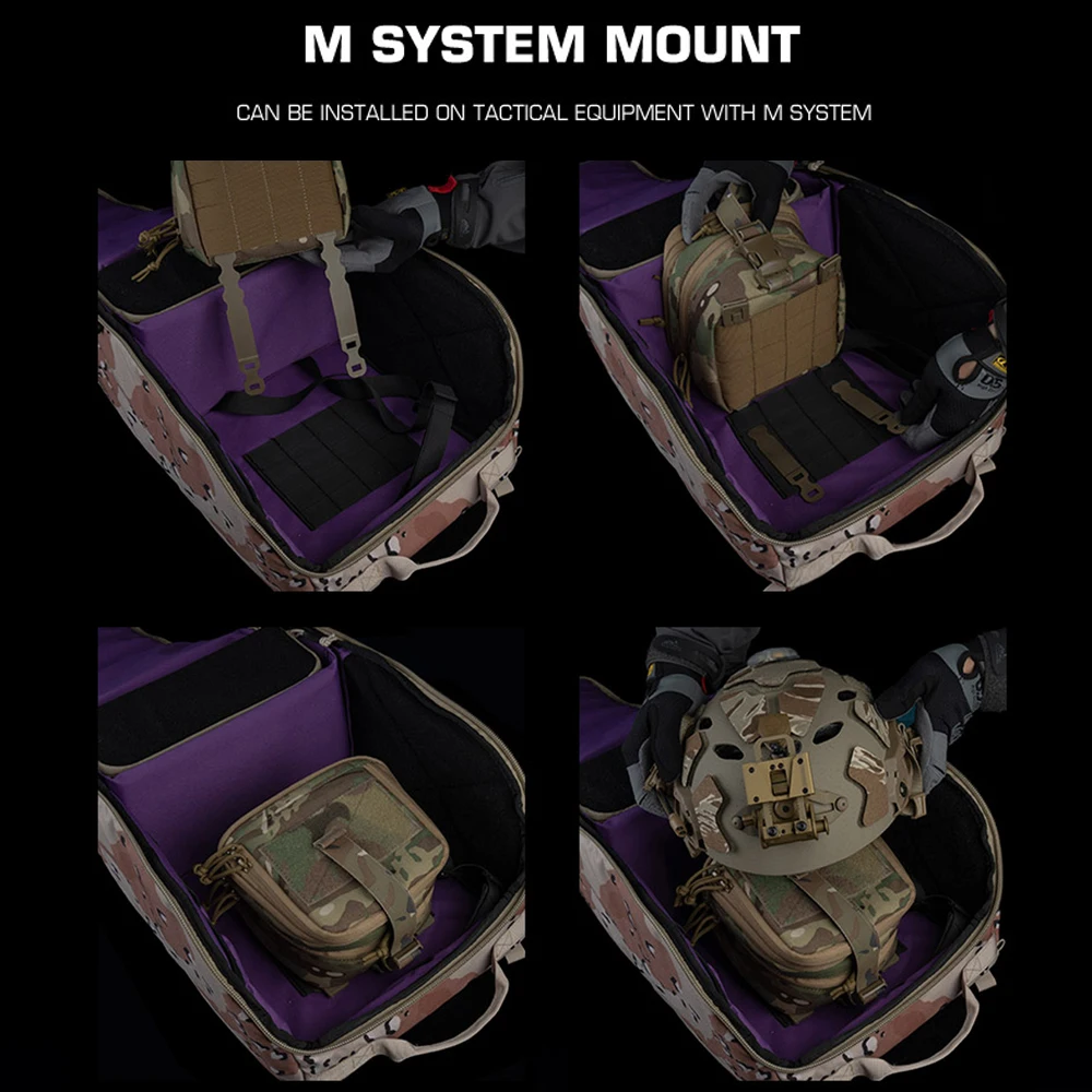 Bolsa de almacenamiento de equipo táctico Molle AN/PVS31, bolsa protectora para gafas de visión nocturna NVG, paquete de utilidad de uso General - imagen 5