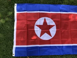 Bandera Corea del Norte poliester resistente 90x150cm
