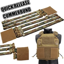 Chaleco táctico MOLLE portador de placa liberación rápida Airsoft