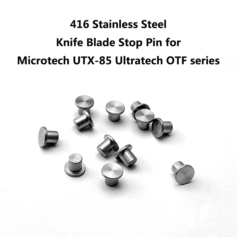 Pasador de hoja de cuchillo de acero inoxidable 416, 5 piezas, para MT UTX-85 UTX85, Ultratech OTF UT, eje de soporte, eje de parada, pieza de tornillos de localización - imagen 2