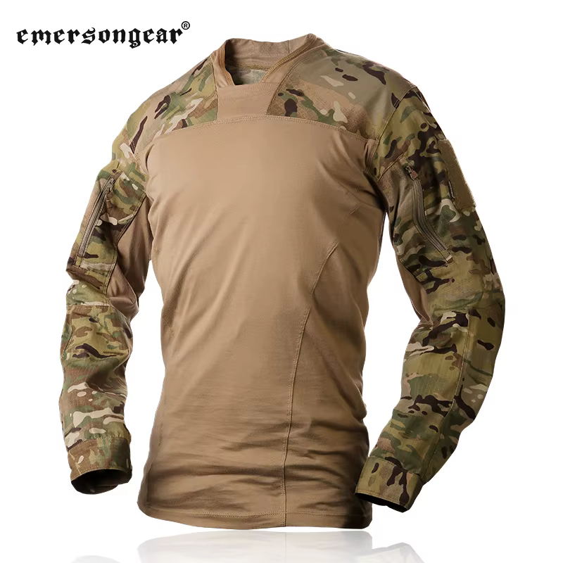 Emersongear Camiseta táctica manga larga MultiCam para hombre - imagen 2