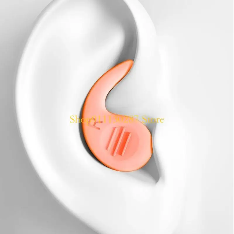 Tapones para los oídos silicona J1HC, 2 piezas, para dormir, estudio, concierto, aislamiento acústico, uso repetido, cómodos - imagen 5