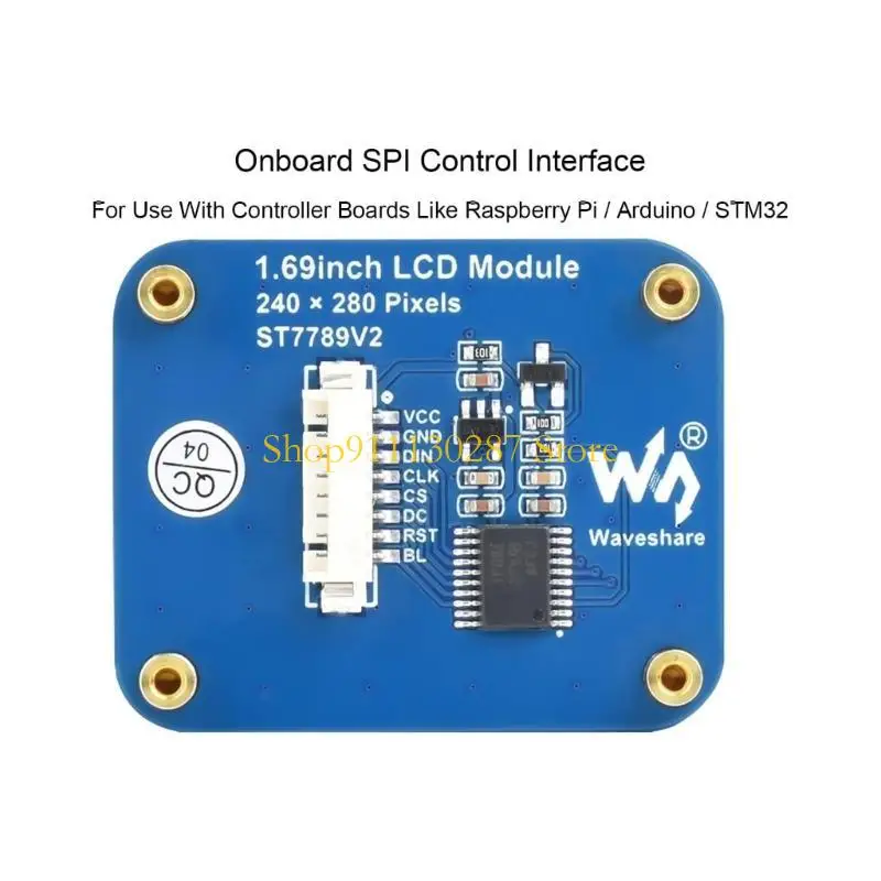 J1HC 1.69 pulgadas Módulo visualización LCD 240x280 Resolución con pantalla LCD interfaz IPS - imagen 5
