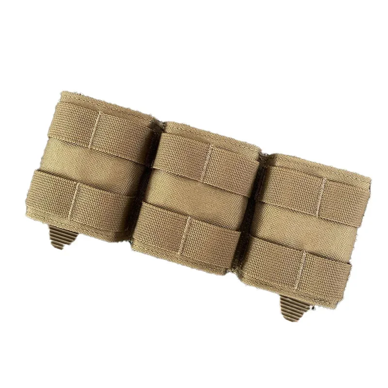 Chaleco táctico Triple bolsa para revistas 5,56 + 5,56 + 5,56 sistema lateral Mag bolsa Clip bolsas soporte bolsillo - imagen 5