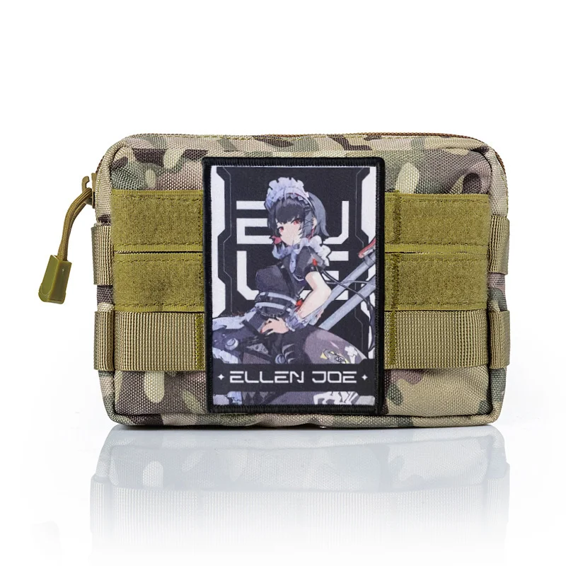 Parche de Chica de Anime, tácticas militares, insignia de moral, estampado de gancho y bucle, mochila, accesorios de decoración de ropa, brazalete adhesivo - imagen 5