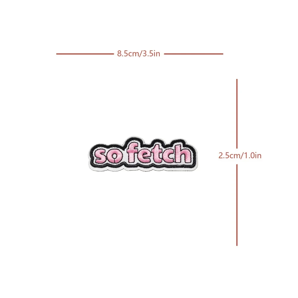 Parche SO FETCH con citas de Velcros, divertido Meme, moral táctica, gancho bordado, cierre adhesivo, insignia para mochila Molle, gorra vaquera - imagen 5