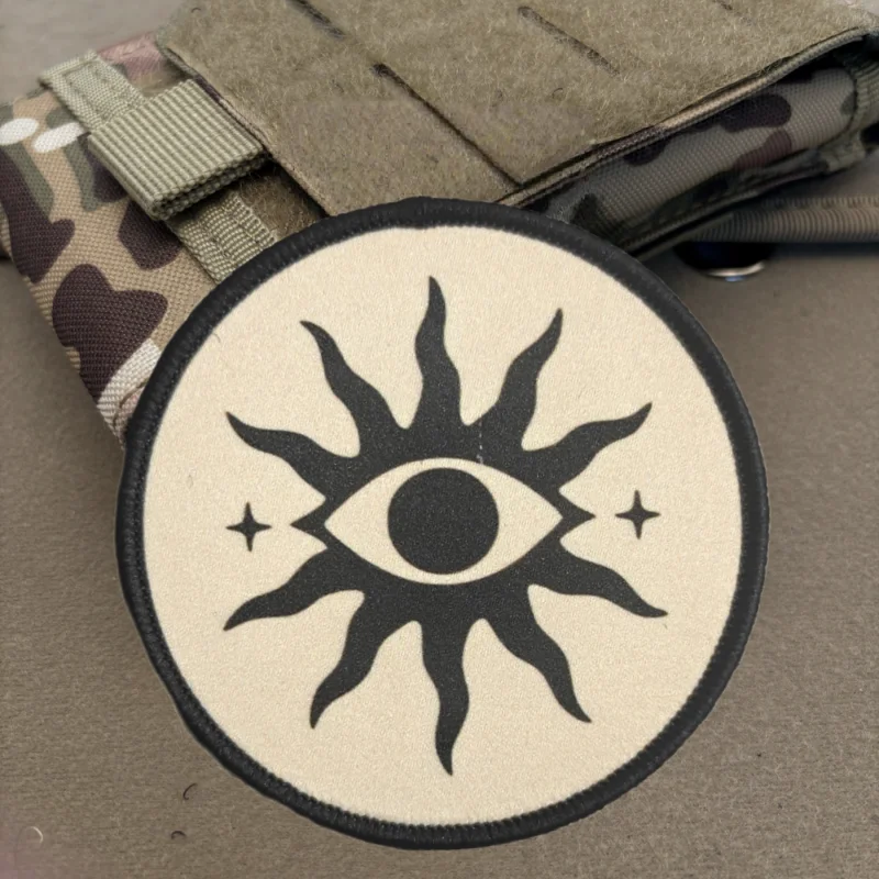 Parche de impresión "estética Visual", chaleco táctico, sombreros con gancho y bucle, insignia de moral, pegatinas para mochila, parches para brazalete para ropa