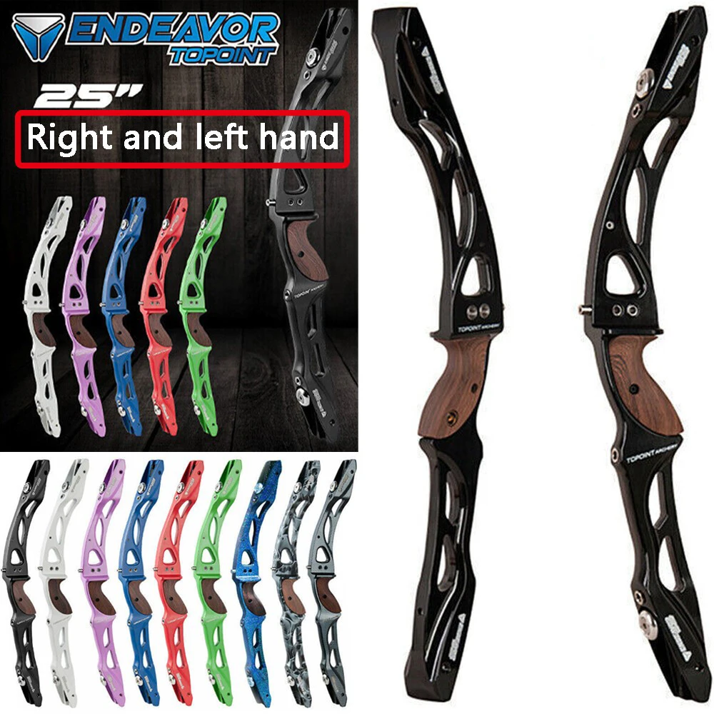 Archety Topoint ILF arco recurvo Riser 25 "tiro con arco agarre para mano izquierda derecha caza al aire libre deportes competición tiro