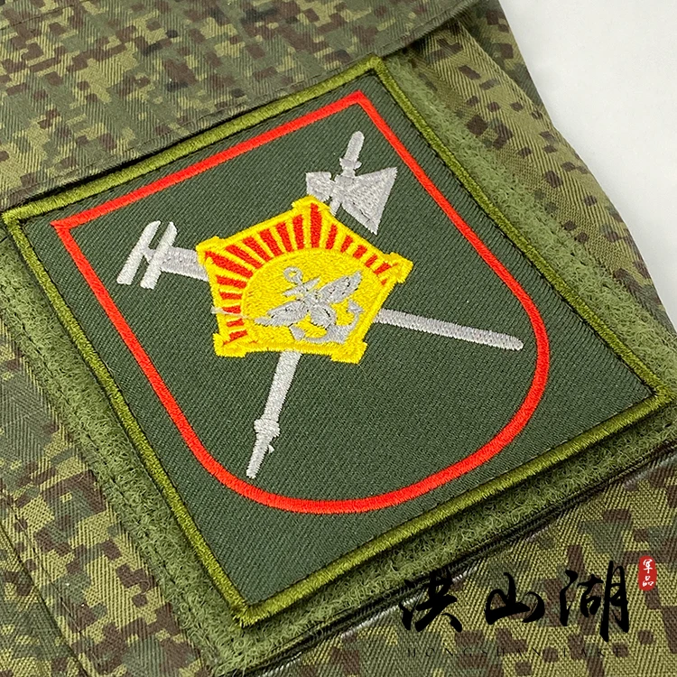 Brazalete ruso, insignia colorida para hombro con gancho y bucle, insignia de identificación, insignia bordada, decoración de ropa táctica - imagen 5