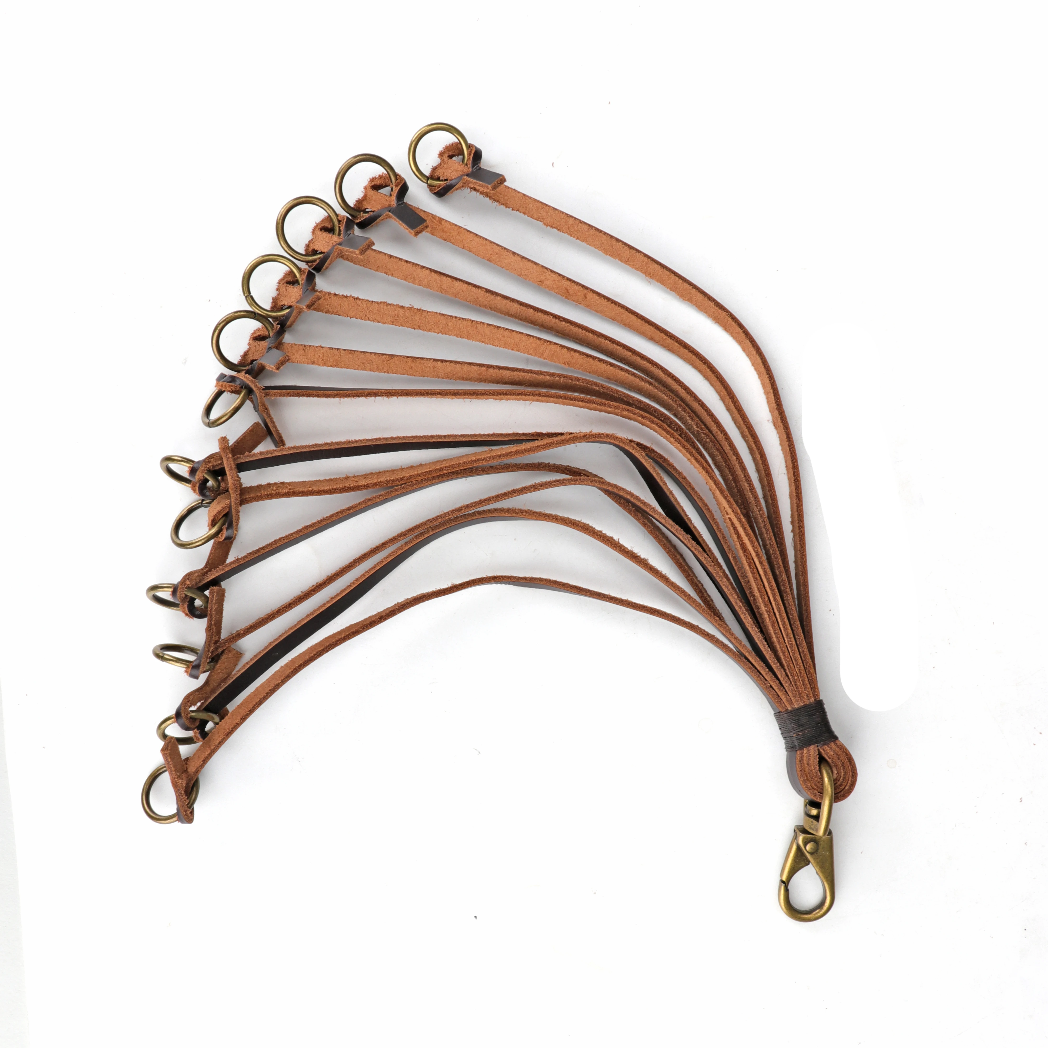 Tourbon accesorios para pistola de caza, portador de juego de cuero genuino, colgador de pájaros, correa de pato, 12 bucles para tiro - imagen 4