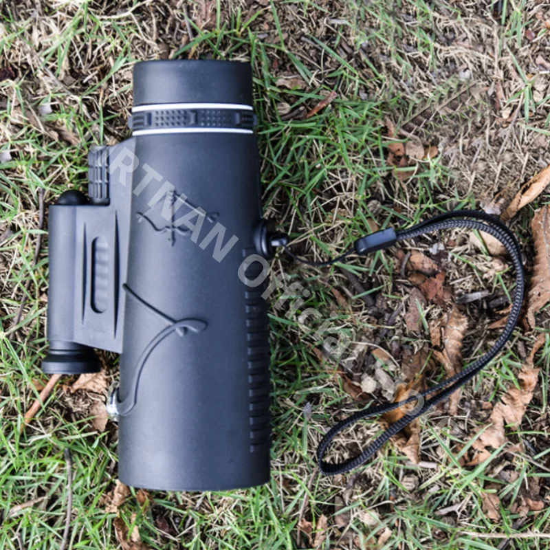 Binoculares potentes HD con Zoom militar, telescopio profesional portátil de largo alcance, Monocular de baja visión nocturna para caza, 50x60