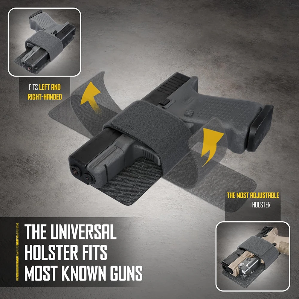 Funda para pistola táctica, funda para pistola de transporte oculto, soporte Universal para pistola, funda Glock de extracción rápida para almacenamiento de armas - imagen 3