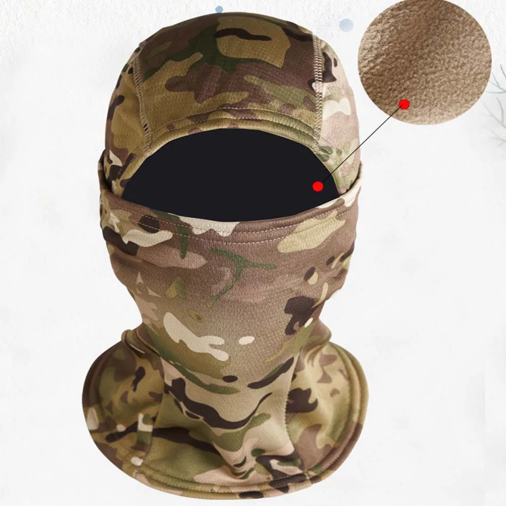 Pasamontañas térmico de invierno para hombre, máscara facial cálida para motociclismo y esquí, equipo esencial para exteriores para clima frío - imagen 4