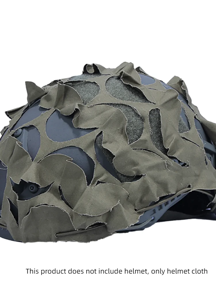 Equipo de entrenamiento sigiloso con capucha de tela para casco 3d de camuflaje táctico - imagen 5