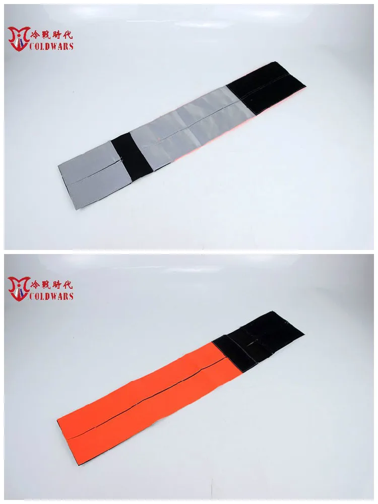 Brazos reflectantes completos brillantes de doble cara de las fuerzas especiales rusas con brazalete logotipo de identificación táctica - imagen 3