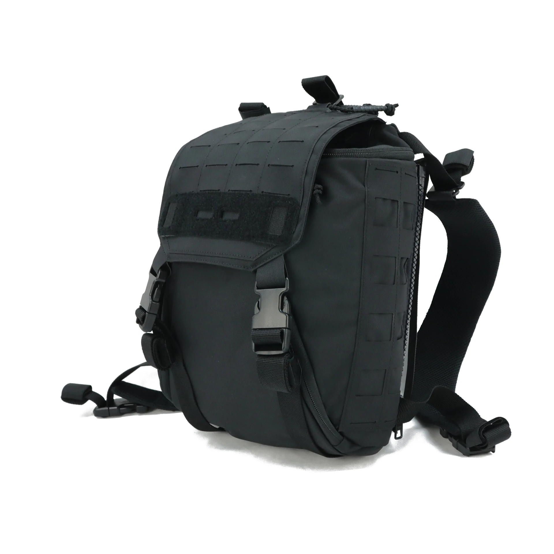 Mochila táctica versátil con correas dobles desmontables para viajes