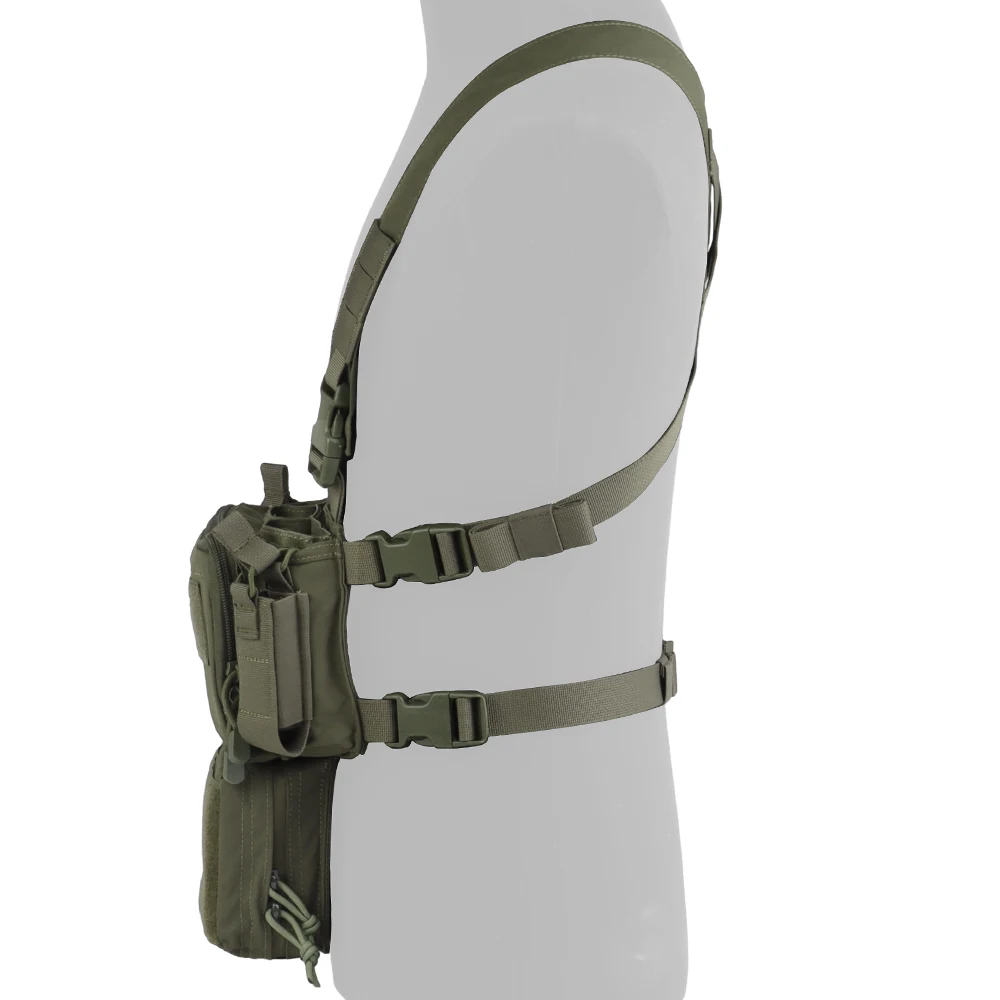 Juego de plataforma de pecho D3CRM, plataforma de pecho con bolsa abatible y paquete Triple Mag 5,56 para juego CS - imagen 2