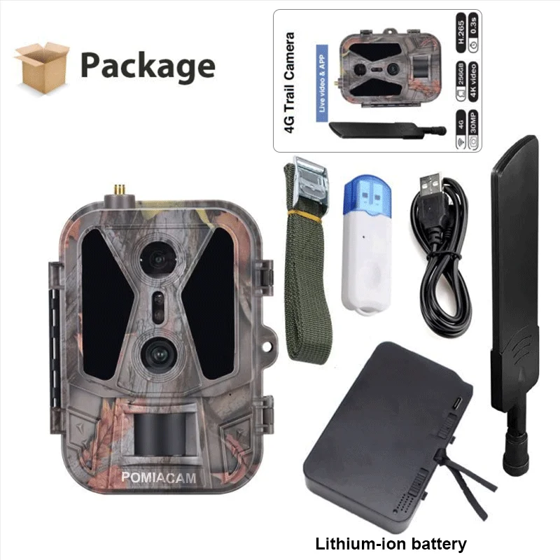 Cámara de caza HC-950Pro-Li lente Dual pantalla de 2,4 pulgadas vídeo 4K 36MP píxeles aplicación remota control 4G vídeo en vivo IP65 impermeable - imagen 3