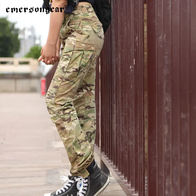 Emersongear pantalones tácticos para mujeres señoras Airsoft tiro adiestramiento al aire libre viajero Emerson camuflaje Nylon EM9343 - imagen 5