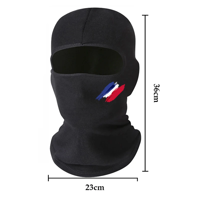 Pasamontañas de ciclismo para Hombre, máscara de esquí de invierno, forro de casco, cara completa, calentador de cabeza, diseño de arte, bricolaje, bandera, 2023 - imagen 5