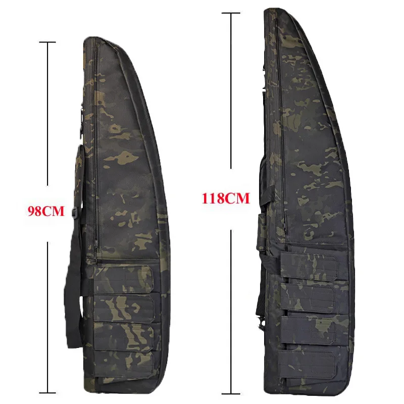 Multicam camuflaje negro 70/98/118 cm impermeable táctico resistente bolsa de arma larga Airsoft Molle Sniper Rifle Scope Gun Case - imagen 4