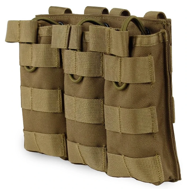 Bolsa Molle Mag para Rifle rápido, funda para cargador táctico de Parte superior abierta, de nailon 1000D, para AK AR M4