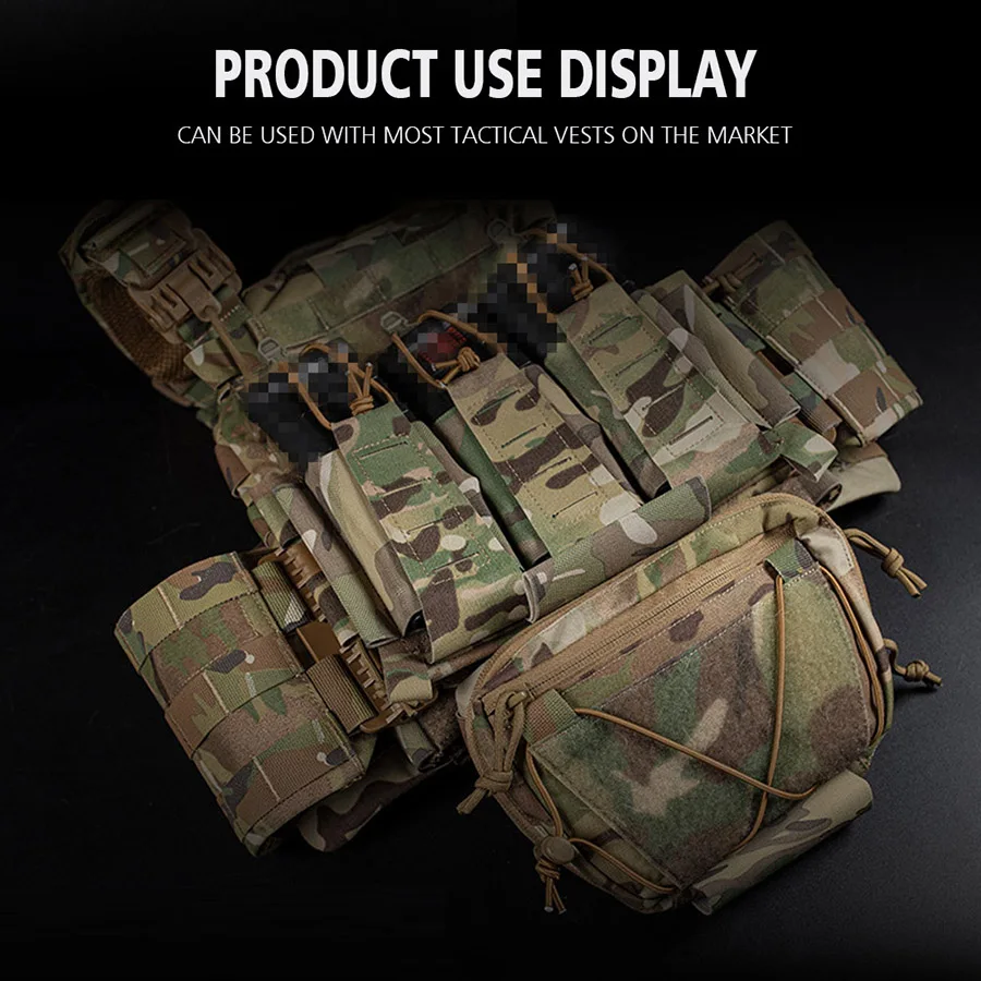 Molle-funda táctica Universal para Caza, funda ajustable para Airsoft, modelo Amomax - imagen 5