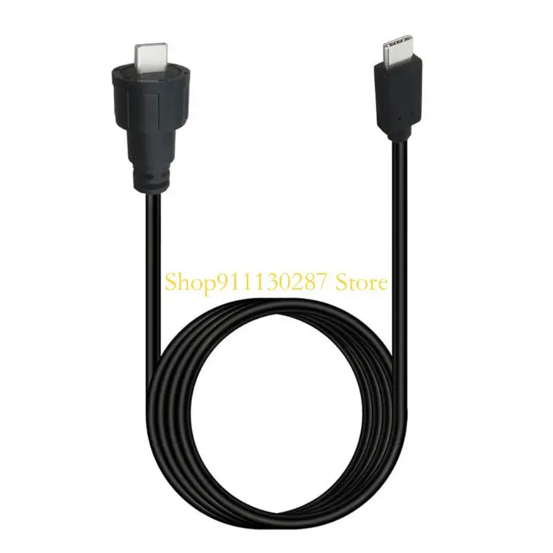 cable J1HC USB C a USB2.0/USB3.0 proporciona capacidad carga rápida con funda rosca impermeable para uso versátil