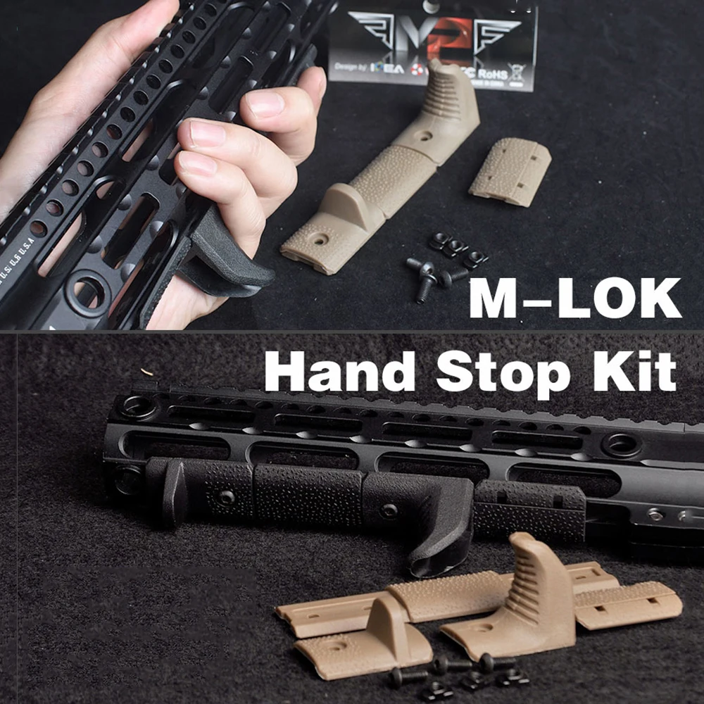 WADSN 4 uds/1 paquete Airsoft guardamanos cubierta de Panel de riel Kit de herramientas de mano para rieles MLok Syestem accesorios tácticos para Rifle de caza - imagen 2