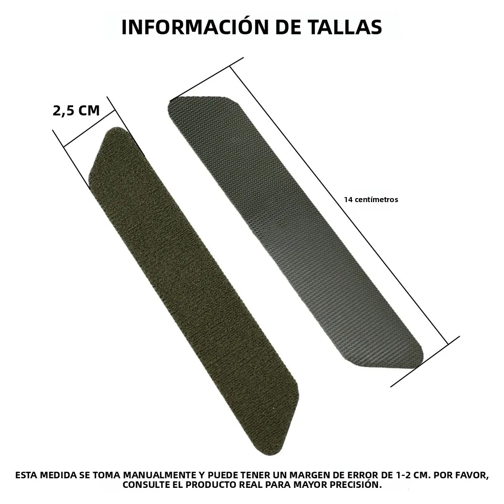 Correas tácticas con cierre velcro para asegurar equipamiento - imagen 3