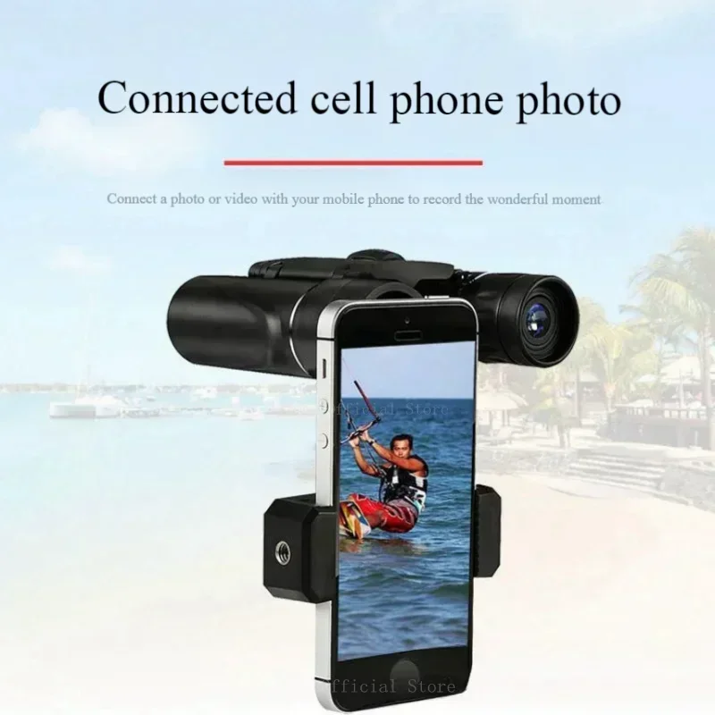 Binoculares portátiles con Zoom Hd de 500x25, telescopio plegable potente de 5000M/50000M, Visión de larga distancia, caza al aire libre, Camping y Deportes - imagen 4