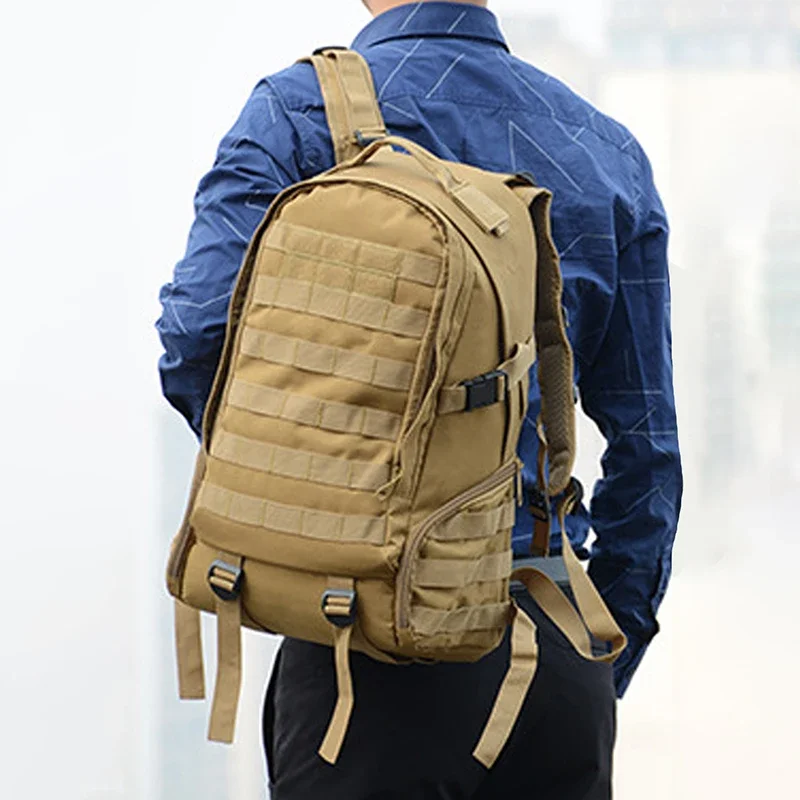 Mochila táctica militar de 27L para hombre, bolsa de Montañismo para acampar al aire libre, mochila portátil impermeable para deportes y caza - imagen 5