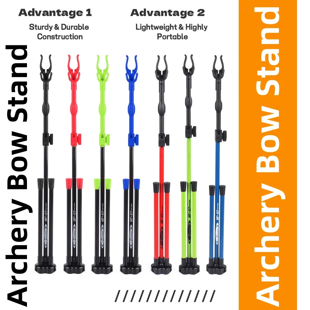Soporte plegable para arco recurvo y largo – almacenamiento caza - imagen 3