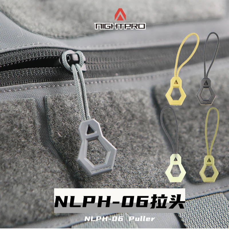 Mochila táctica con cabeza de cremallera luminosa, accesorios modificados de ventilador del ejército, cuerda de tracción trasera, alta luz mejorada 2,0 - imagen 2