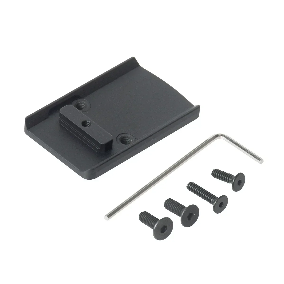 Placa de mira trasera táctica G17, montaje de Base compatible con mira de punto rojo para Tokyo Marui G17 G18C G19 KSC KWA, accesorios para pistola de caza - imagen 4